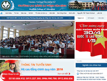 Tablet Screenshot of cdsphoabinh.edu.vn